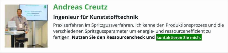Ressourcencheck in der Kunststofftechnik
